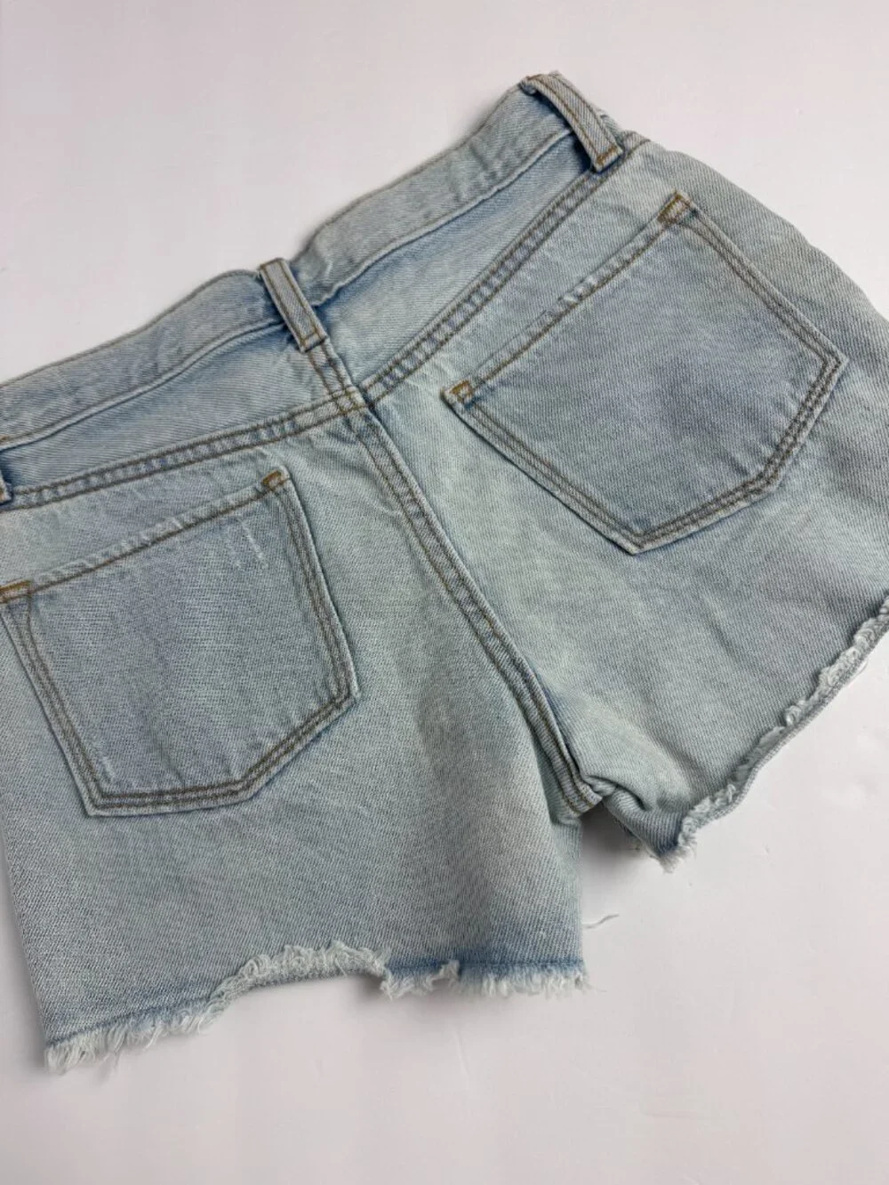 Old Navy Blue Distressed Denim Shorts Girl Size 12